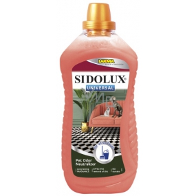 Sidolux Universal Pet Odour Neutralizer Waschmittel für alle abwaschbaren Oberflächen und Böden 1 l