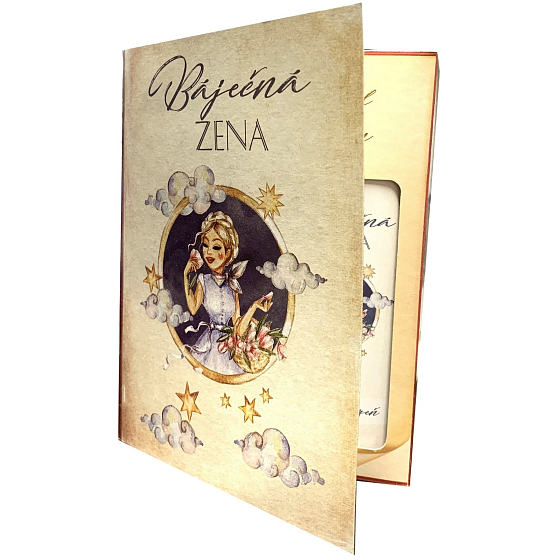 Bohemia Gifts Wonderful Woman Lavendel Duschgel 250 ml + Lavendelöl Bad 250 ml, Buch Kosmetikset