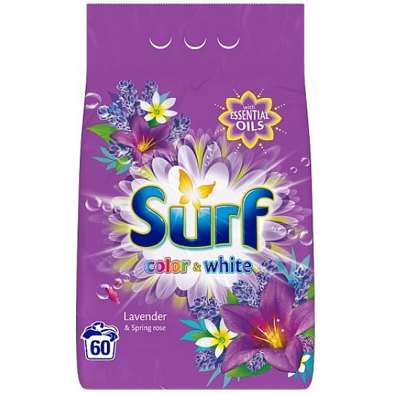 Surf Color Lavender & Spring Rose Waschpulver 60 Dosen 3,9 kg