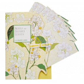 Heathcote & Ivory Neroli & Lime Leaves parfümiertes Papier 5 Blatt