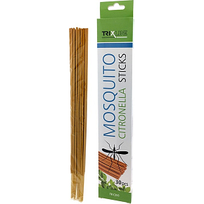 Trixline Mosquito Citronella Sticks Sticks mit Zitronengras gegen Mücken 30 Stück TR C355