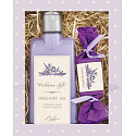 Bohemia Gifts Lavendel-Duschgel im viktorianischen Stil 200 ml + handgemachte Toilettenseife 30 g, Kosmetikset für Frauen