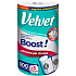 Velvet Boost Papiertücher dreilagig 300 Blatt, 39,3 m 1 Rolle