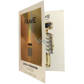 Paco Rabanne Fame Eau de Parfum für Frauen 1,5 ml mit Spray, Fläschchen