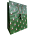 Nekupto Geschenkpapier Tasche 32,5 x 26 x 13 cm Weihnachtskerze in einer Nuss