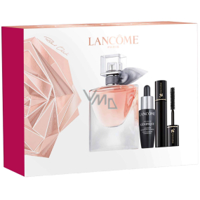 Lancome La Vie Est Belle parfémovaná voda 30 ml + Hypnose Mascara řasenka 01 Noir 2 ml + Advanced Génifique sérum 10 ml, dárková sada pro ženy