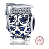 Charme Sterling Silber 925 Graduation - Eule, Graduierte Perle am Graduierungsarmband