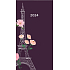 Albi Terminkalender 2024 Pocket vierzehntägig Paris 8,2 x 15,3 x 0,5 cm