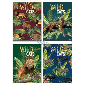Ditipo Wild Cats Notizbuch A5 liniert 52 Blatt verschiedene Motive Ditipo Wild Cats Notizbuch A5 liniert 52 Blatt verschiedene Motive