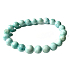 Larimar náramek elastický přírodní kámen, 9,5 - 10 mm / 16 - 17 cm, klid - mír - vyrovnanost