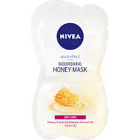 Nivea Honey Mask aqua effect feuchtigkeitsspendende Honigmaske, 2 × 7,5 ml