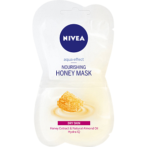 Nivea Honey Mask aqua effect feuchtigkeitsspendende Honigmaske, 2 × 7,5 ml