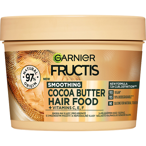 Garnier Fructis Hair Food Cocoa Butter Haarmaske, 400 ml