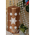 Lima Snowflake Kerze Kupferzylinder 60 x 120 mm 1 Stück