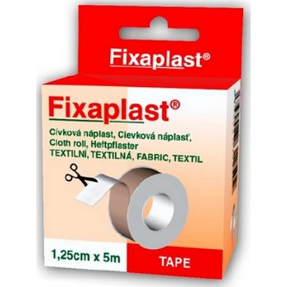 Fixaplast Textilspulenaufnäher 1,25 cm x 5 m