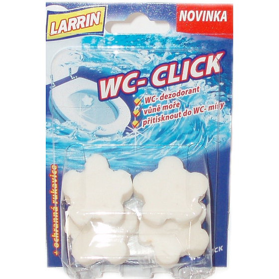 Larrin Wc Click Sea wirksames Toilettendeodorant 4 x 16 g
