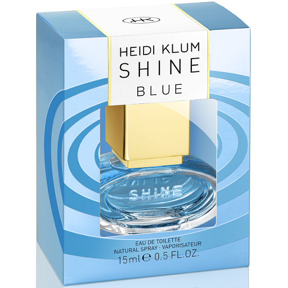 Heidi Klum Shine Blue Eau de Toilette für Frauen 15 ml