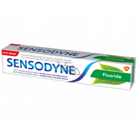 Sensodyne Fluoride mit Kaliumnitrat-Zahnpasta reduziert die Zahnempfindlichkeit und die exponierten Hälse 75 ml