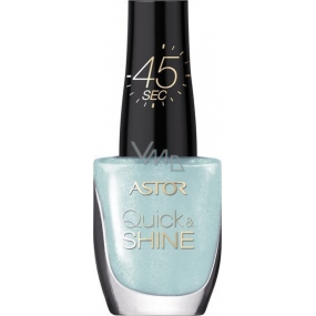 Astor Quick & Shine Nagellack Nagellack 601 Alluring Blue 8 ml