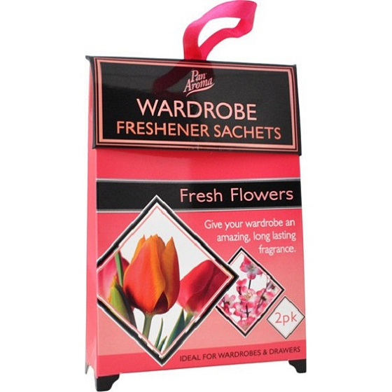 Mr. Aroma Wardrobe Freshener Sachets duftende Taschen im Schrank Fresh Flower 2 Stück