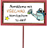 Nekupto Blumentopfschild Alles 30 cm