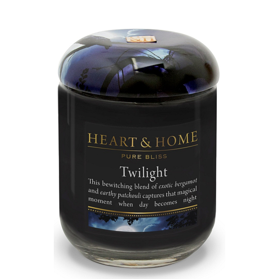 Heart & Home Twilight Soja-Duftkerzenmedium brennt bis zu 30 Stunden 110 g