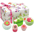 Bomb Cosmetics Drei kleine Vögel Ballistik 2 x 160 g + Block 50 g + Cupcake 30 g + Seife 100 g, Kosmetikset