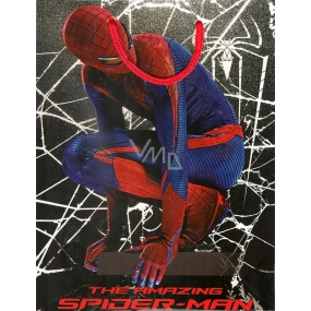 Ditipo Geschenk Papiertüte 23 x 9,8 x 17,5 cm Spiderman mit Spinnennetz