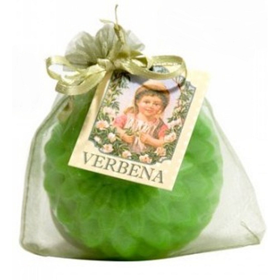 Soaptree Verbena Luxusseife mit Mandelöl im Organzabeutel Blüte 80 g
