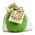Soaptree Verbena Luxusseife mit Mandelöl im Organzabeutel Blüte 80 g