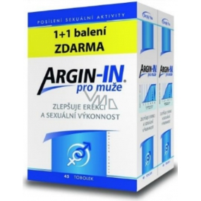 Argin-IN verbessert die Erektion und die sexuelle Leistungsfähigkeit bei Männern 45 Kapseln + Argin-IN 45 Kapseln