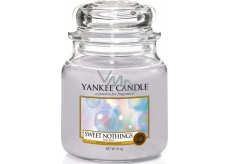 Yankee Candle Sweet Nothings - Süße Kerze ohne Duft Klassisches mittleres Glas 411 g