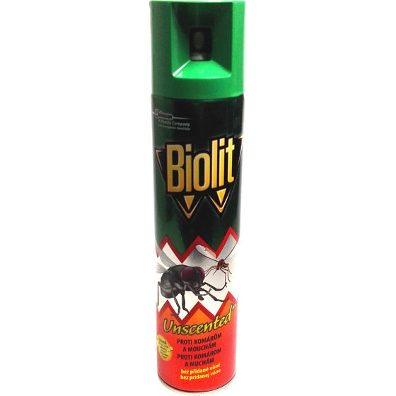 Biolit Unscented gegen Mücken und Fliegen ohne Zusatz von Geruchsspray 400 ml