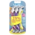 Gillette Venus Simply 3 Einwegrasierer mit Gleitstreifen, 3 Farben, 6 Stück für Frauen