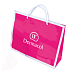 GESCHENK Dermacol Papiertüte - Magenta mit weißem Logo