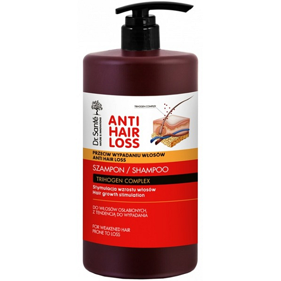 Dr. Santé Anti Hair Loss Shampoo zur Anregung des Haarwachstums 1l