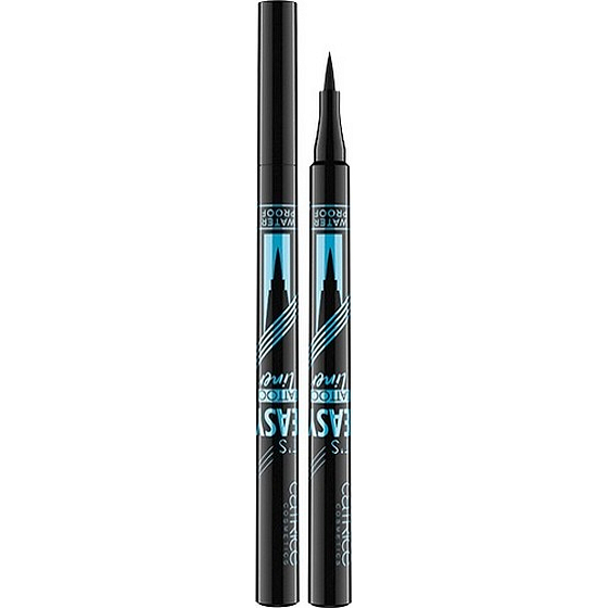 Catrice It's Easy Tattoo Liner Waterproof flüssiger Eyeliner 010 Black Lifeproof 1,1 ml