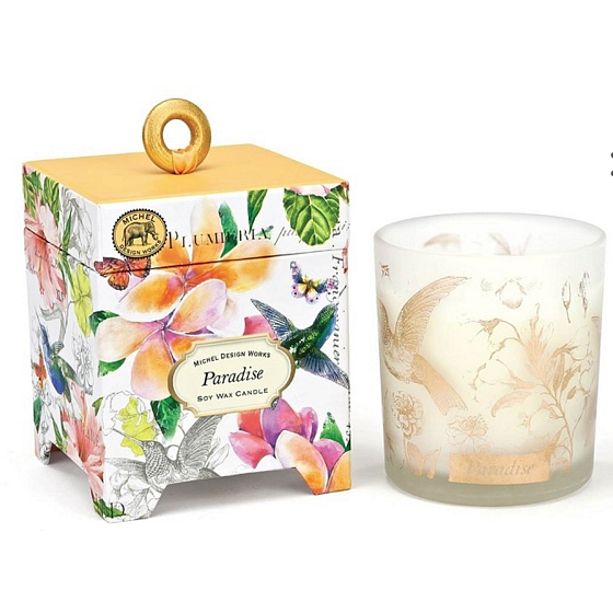 Michel Design Works Paradise Soja handgemachte Duftkerze in Glas 184 g