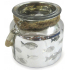 Nekupto Home Decor Glaslampe mit silbernem Vorhang 10,5 cm