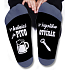 Nekupto Familiengeschenke mit Humor Socken Es gibt Bier im Kühlschrank, Größe 43-46