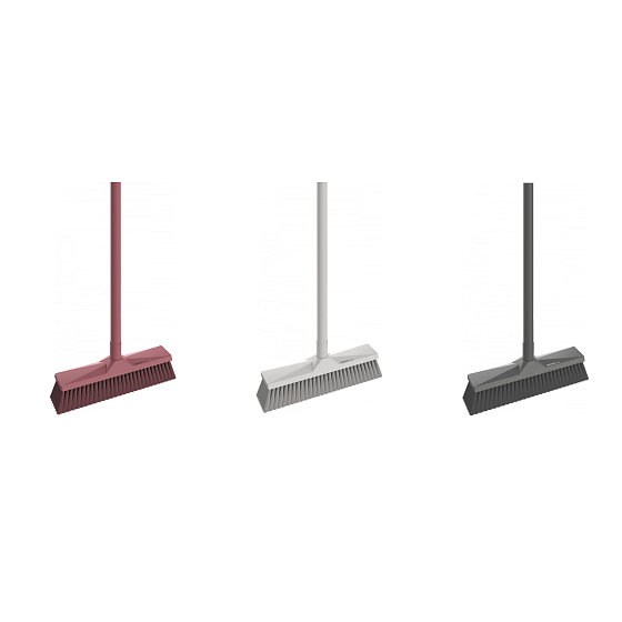 Spokar Home Besen mit Stiel 28 x 6 cm, Stiellänge 118 cm 1 Stück