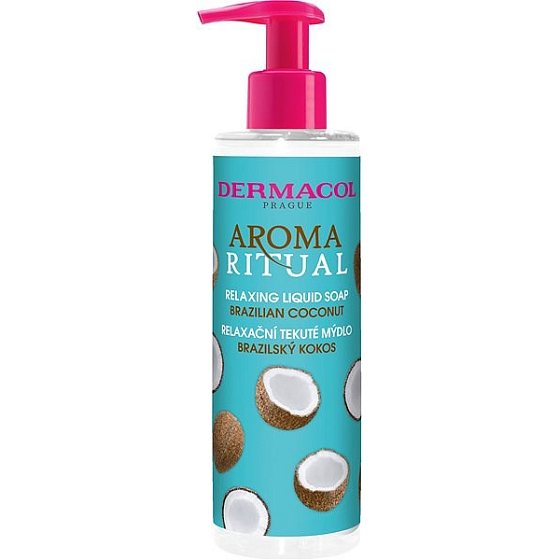 Dermacol Aroma Ritual Brasilianische Kokosnuss - Brasilianische Kokosnuss entspannende Flüssigseife 250 ml