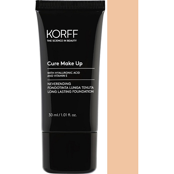Korff Cure Make Up Neverending Long Lasting Foundation Make-up 02 Mandel 30 ml