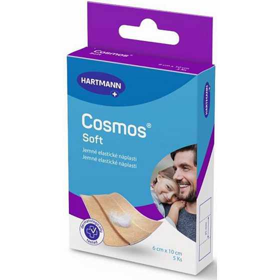 Cosmos Soft weiches elastisches Pflaster 6 cm x 10 cm 5 Stück