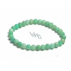 Chrysopras-Armband elastischer Naturstein, Kugel 6 mm / 16 - 17 cm, Stein der Harmonie der Familienbeziehungen Chrysopras-Armband elastischer Naturstein, Kugel 6 mm / 16 - 17 cm, Stein der Harmonie der Familienbeziehungen