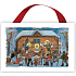 Nekupto Holzschild Josef Lada Bethlehem 10 x 7 x 0,5 cm