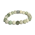 Jade Burmese Armband elastisch Naturstein, Kugel 8 mm / 16-17 cm, Stein des Friedens