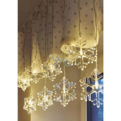 Emos Weihnachtsbeleuchtung Flake Pendelleuchte 84 cm 8 LED + 5 m Kabel, warmweiß