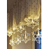 Emos Weihnachtsbeleuchtung Flake Pendelleuchte 84 cm 8 LED + 5 m Kabel, warmweiß