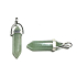 Avanturin Pendel Sechseck-Anhänger Naturstein 41 x 13 mm, Glücksstein